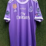 Camiseta Real Madrid 2016/2017 Alterna Morada (Manga Corta)