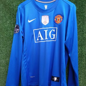 Camiseta Manchester United 2007/2008 (Manga larga)