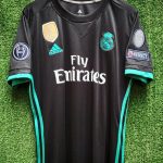 Camiseta Real Madrid 2017/2018 Alterna Negra (MANGA CORTA)